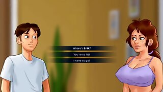 Summertime Saga Part 10 - Step son-in-law cravings about Landladys gigantic Boobs