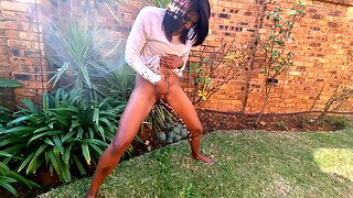 Combo of Tattooed Desi Pissing Indoors and Outdoors