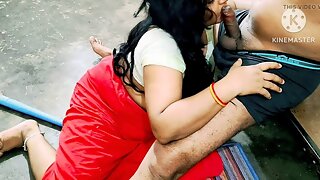 Desi maid was boinked by her insatiable possessor when he was alone at home
