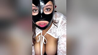 We Recorded A Porn With My Stepbrothers Cell Phone, I Masturbate, Mount His Cock And Suck It Until It Ends Up In My Face