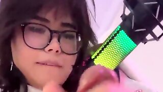 Asian Shemale Cumshot