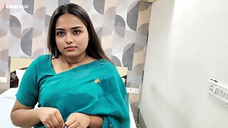 Indian Stepmom Shared Single Bed And Made Stepson Happy