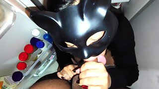 I Go To The Kitchen For Some Fruit And My Stepdad Surprises Me And Makes Me Suck His Black Cock