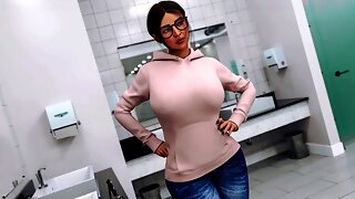 3D cartoon fantasy with a hot gilf and wild hentai action