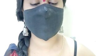 Telugu housewife shows off her secret assets for her lover with some steamy chatter