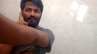 Indian buddy gets his first taste of a lolipop with a femboy in the shower