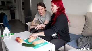 业余, 大屁股, 高潮, 女朋友, 大公鸡, 屁眼