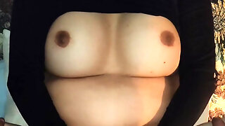 Chubby Standing Masturbation