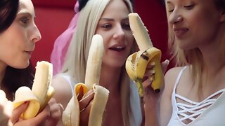 Lesbisk, Fest, Tsjekkisk, Ansikt Sittende, Erotisk