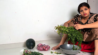 Komals Stepbrother Came and Sat Down, I Was Doing Well with the Vegetable