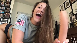 Dani Daniels, Solo Dildo Riding