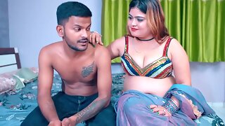 Milky Bhabhis Indian Brunette Passion Ignites in Handjob Heat