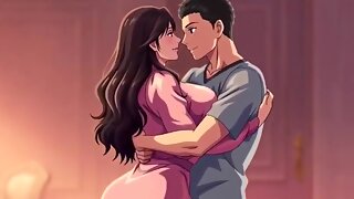 妈妈, 法国人, 日本母亲, 日本人妻, 动漫