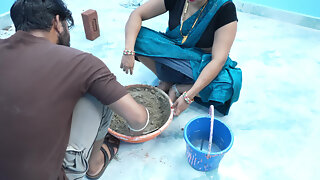 Mechanic Taught Landlady to Work, Peer Mistress Mason in Hindi Voice