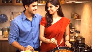 Killer Indian Wifey Deepthroating Manhood Humping