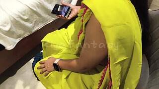 Riya in Saree #43 Romance with Boss