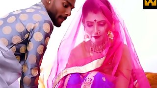 Indian wife cheats with ebony lover in passionate bedroom encounter