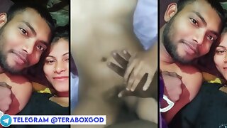 Young girl sucking and fucking desi chocolate cock