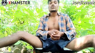Dilf, man masturbating, in hindi