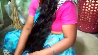 Indian long hair aunty sex