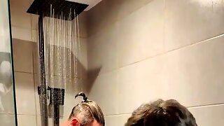 Shower With Husband, Wife Share, Homemade, Amateur