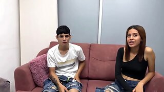 Beautiful innocent Latin girl debuts in a homemade porn casting her slut face is fantastic, she ends up with her cum in her mouth.