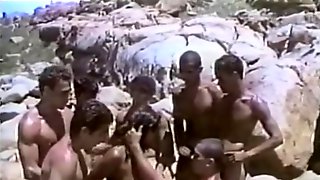 Gangbang At The Beach