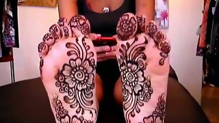 Jerk Off Encouragement (JOE) for indian henna soles