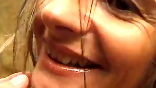 Mature Blonde Spit Roasted