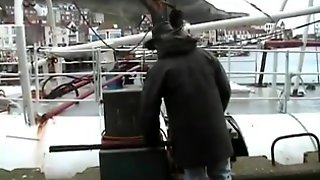 Riding A Strapon