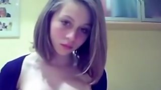 Shy Strip, Cute Solo, Timide Amateur, Collège Strip Webcam