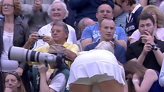 Sport Voyeur, Sweaty, Tennis, Upskirt Voyeur, Bend Over Upskirt