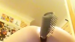 Hairbrush Masturbation