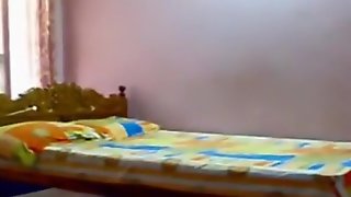 Indian girl couple oral, cowgirl and missionary sex in the bedroom.