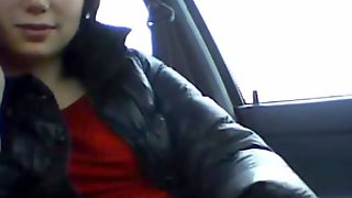 Shemale Jerking In Car