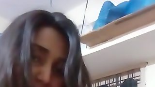 Desi Swati Naidu Stripteasing Fans