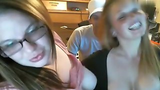 Webcam Threesome, Chaturbate, Amateur Webcam Trio