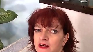 Redhead Granny Anal