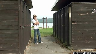 Old Granny Gang Banged