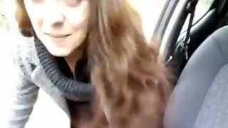 Amateur Car Masturbation