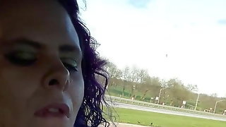 Public Car Masturbating