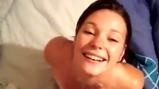 She Enjoys Chomping On Penis For Cam