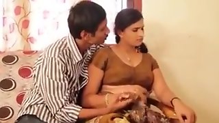 Indian mom with son friend hot