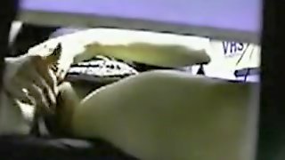 Hidden Under Desk Masturbation