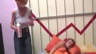 Skinny Granny Fucks Boy