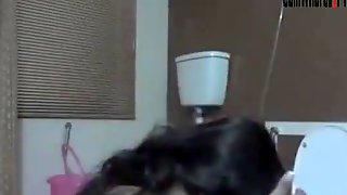 Desi karachi girl natasha sex in washroom hot blowjob