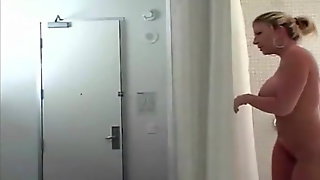 Mom Big Tits Shower