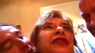 Granny Anal Threesome