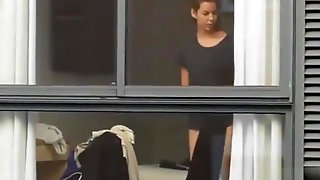 Window Girl Next Door