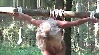 Masturbation Solo, Crucified, Ligotage, Bondage